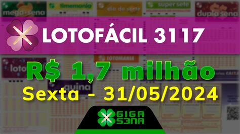 lotofácil 3117 giga sena - Lotofácil 3117: Quatro apostas ganham R$ 445 mil cada; veja 